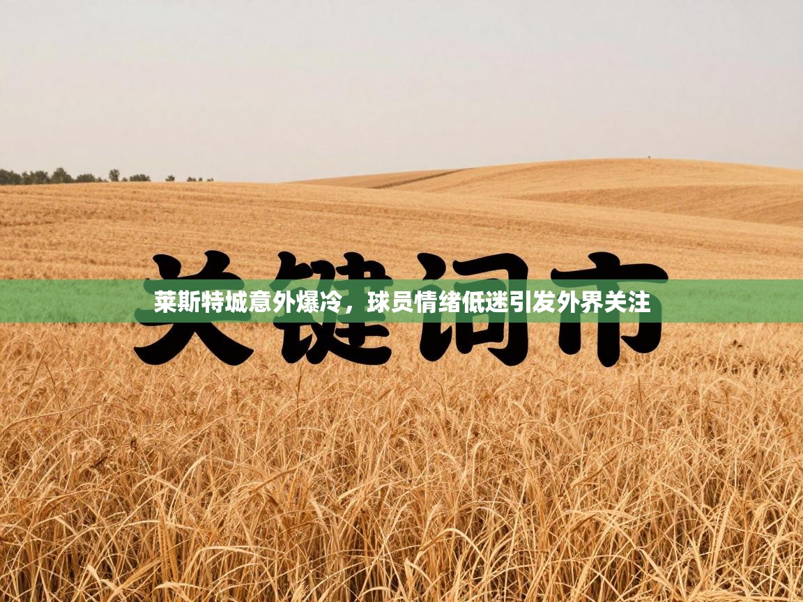 莱斯特城意外爆冷，球员情绪低迷引发外界关注